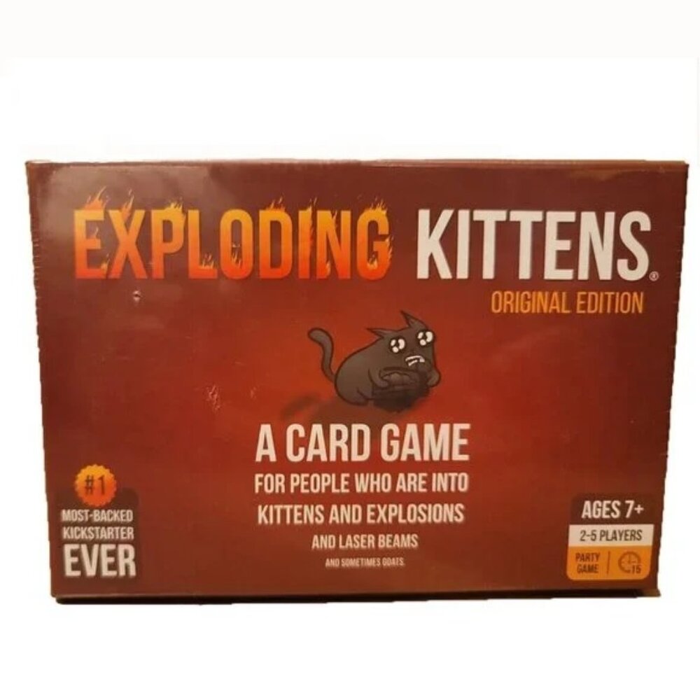 Exploding Kittens Original Edition Card Game - Brand New Sealed Package
